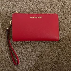 Michael Kors red wallet